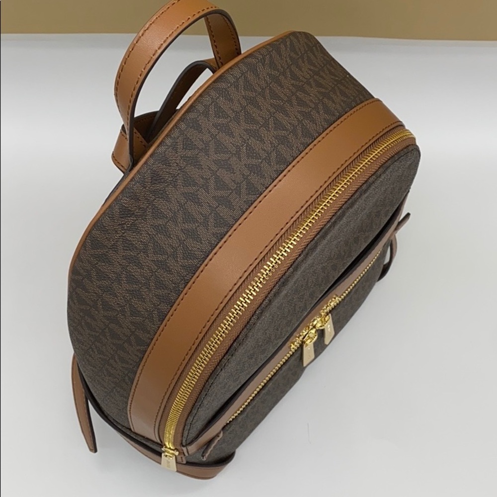MICHAEL KORS KENLY MEDIUM BACKPACK BROWN - Picture 9 of 15